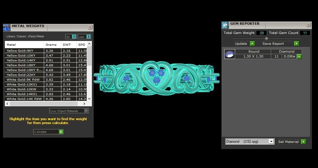 Engagement Wedding Solitaire Heart Ring 3D print model_3