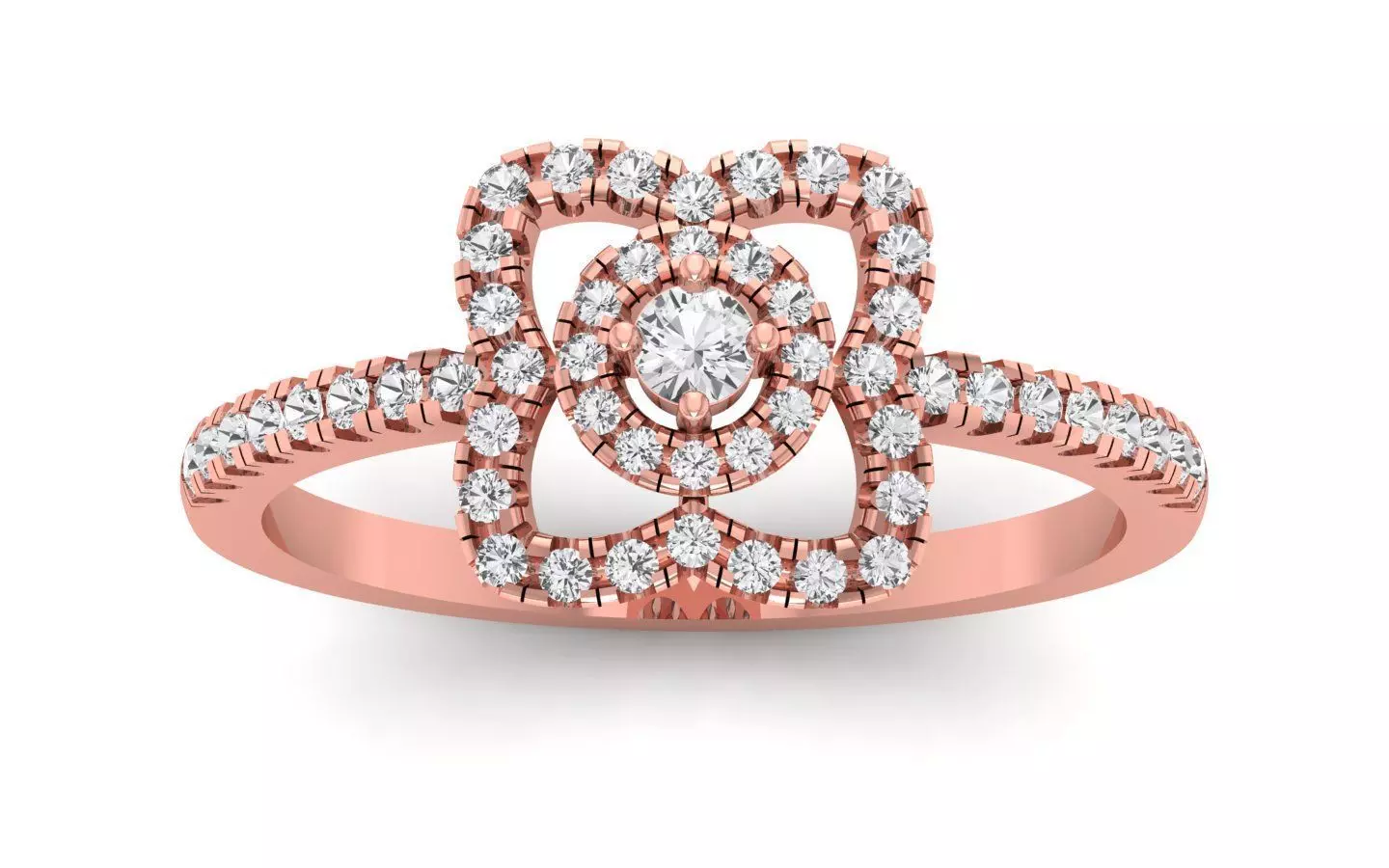 Engagement Solitaire Ring 3D print model_0