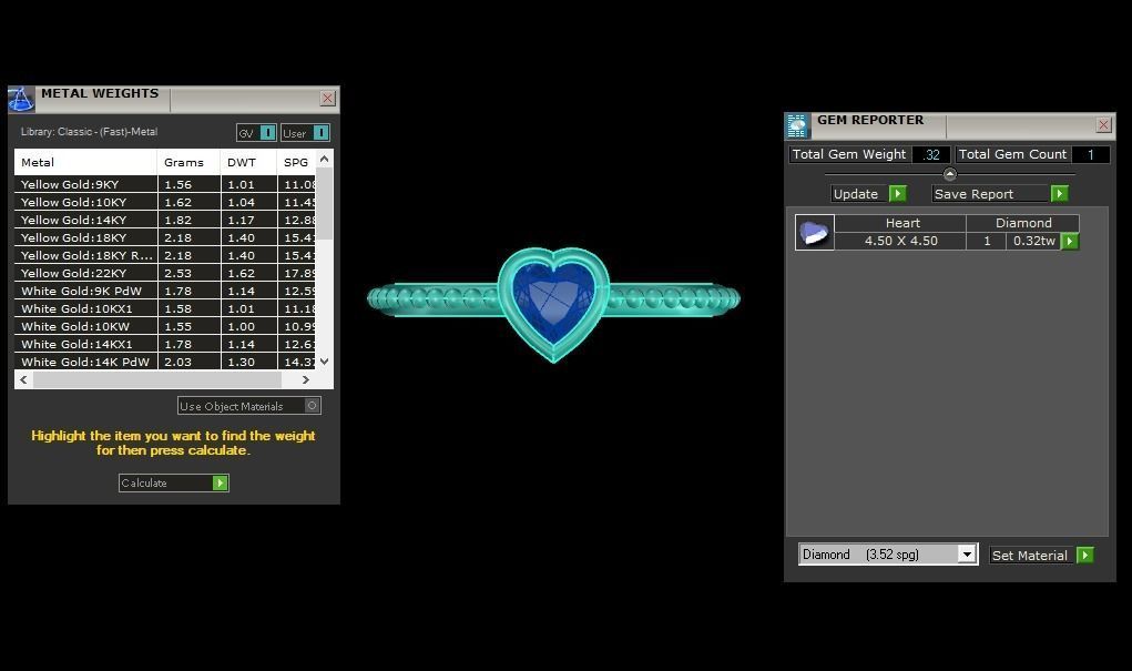 Engagement Solitaire Heart Ring 3D print model_3