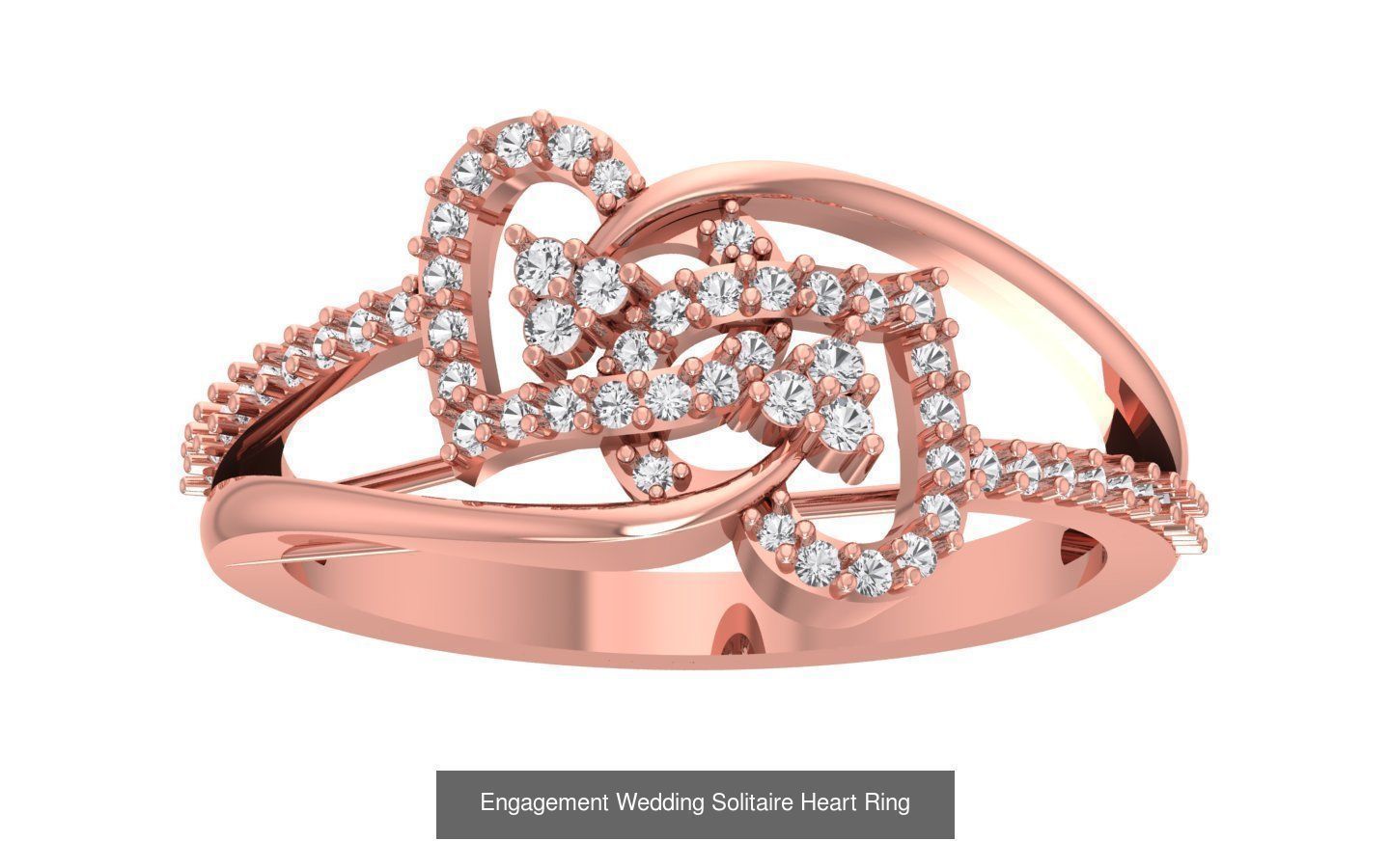 27 Engagement Wedding Solitaire Heart Rings Collection _10
