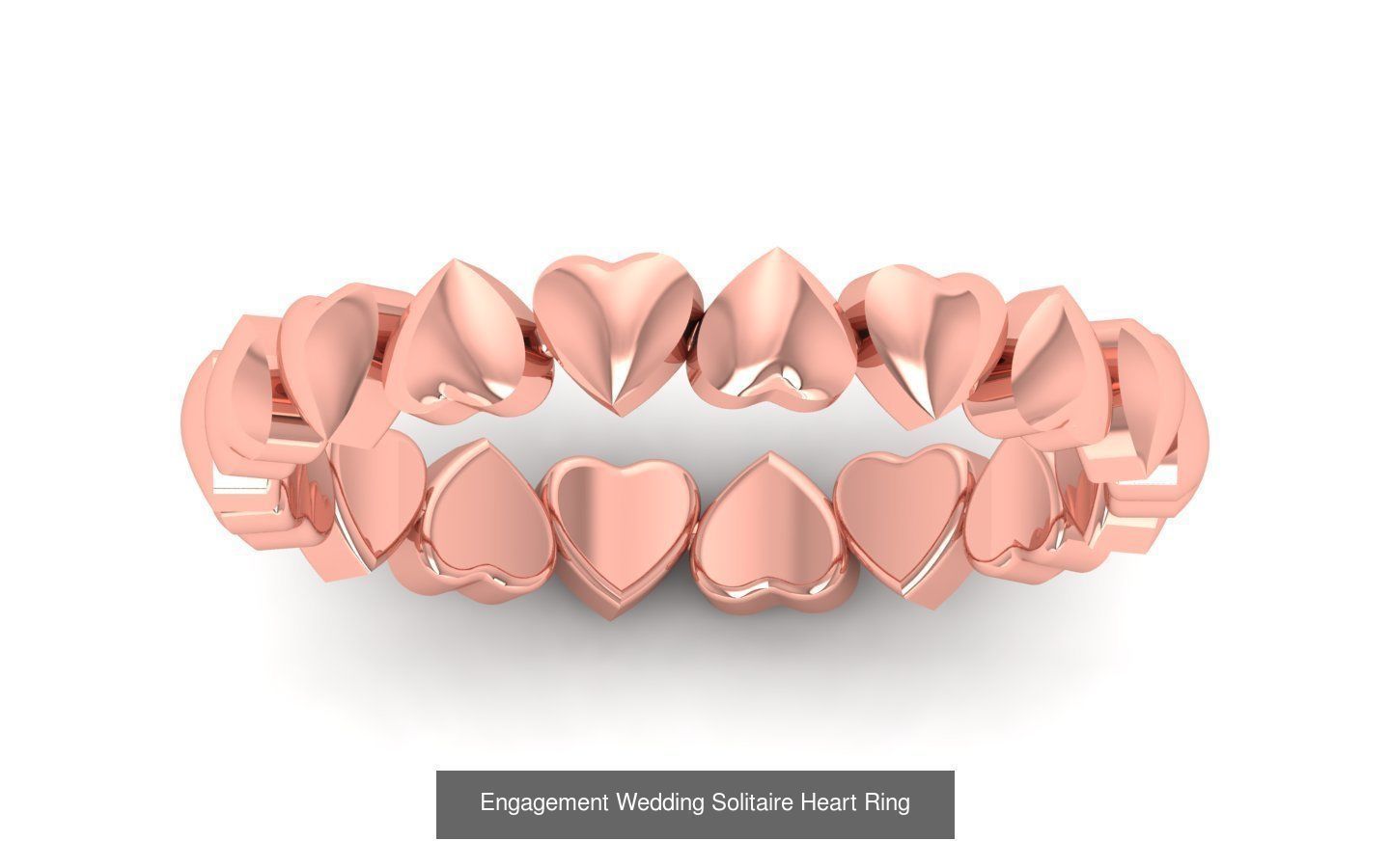 27 Engagement Wedding Solitaire Heart Rings Collection _22