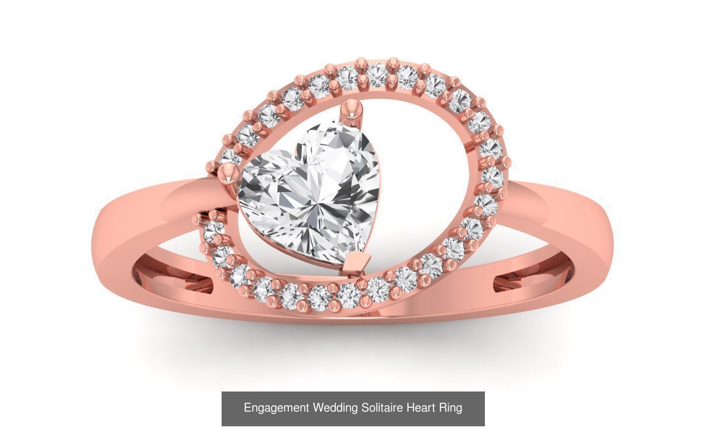 27 Engagement Wedding Solitaire Heart Rings Collection _2