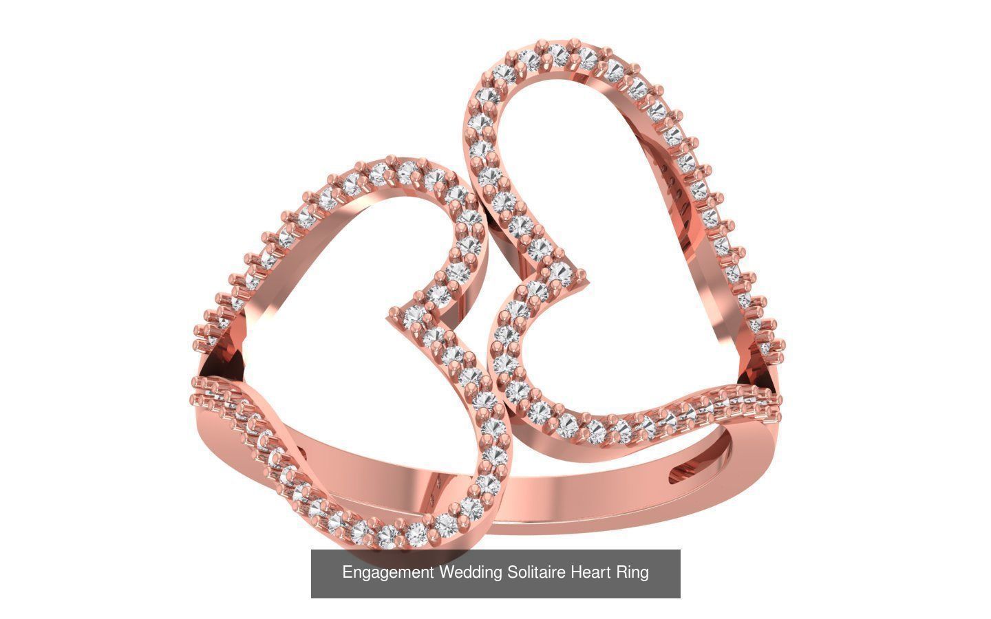 27 Engagement Wedding Solitaire Heart Rings Collection _11