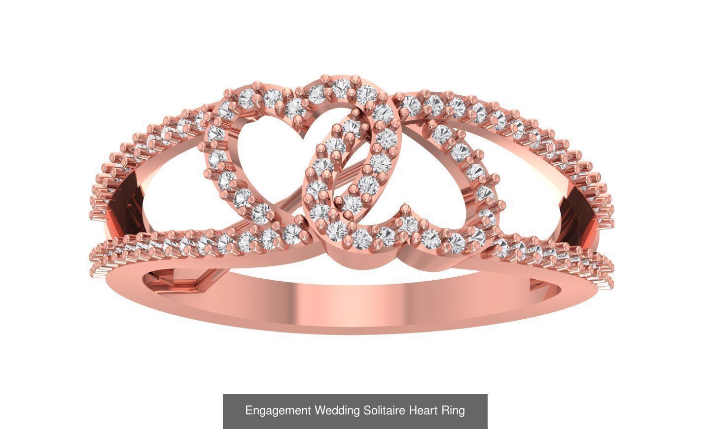 27 Engagement Wedding Solitaire Heart Rings Collection _28