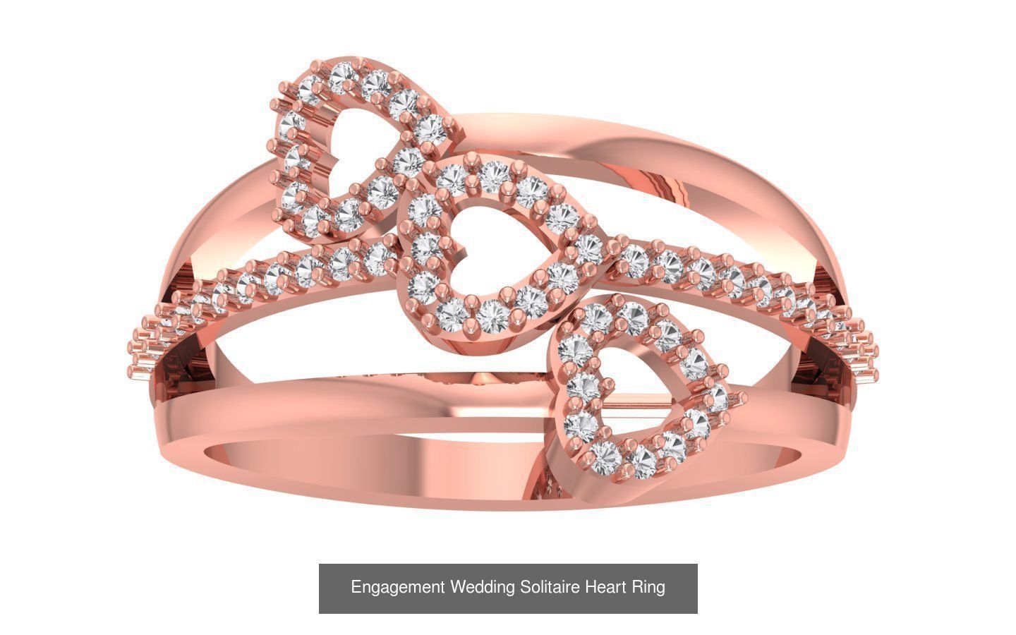 27 Engagement Wedding Solitaire Heart Rings Collection _5