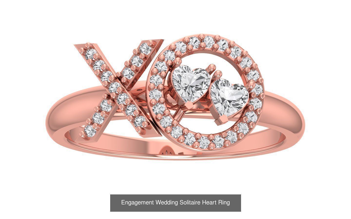 27 Engagement Wedding Solitaire Heart Rings Collection _17