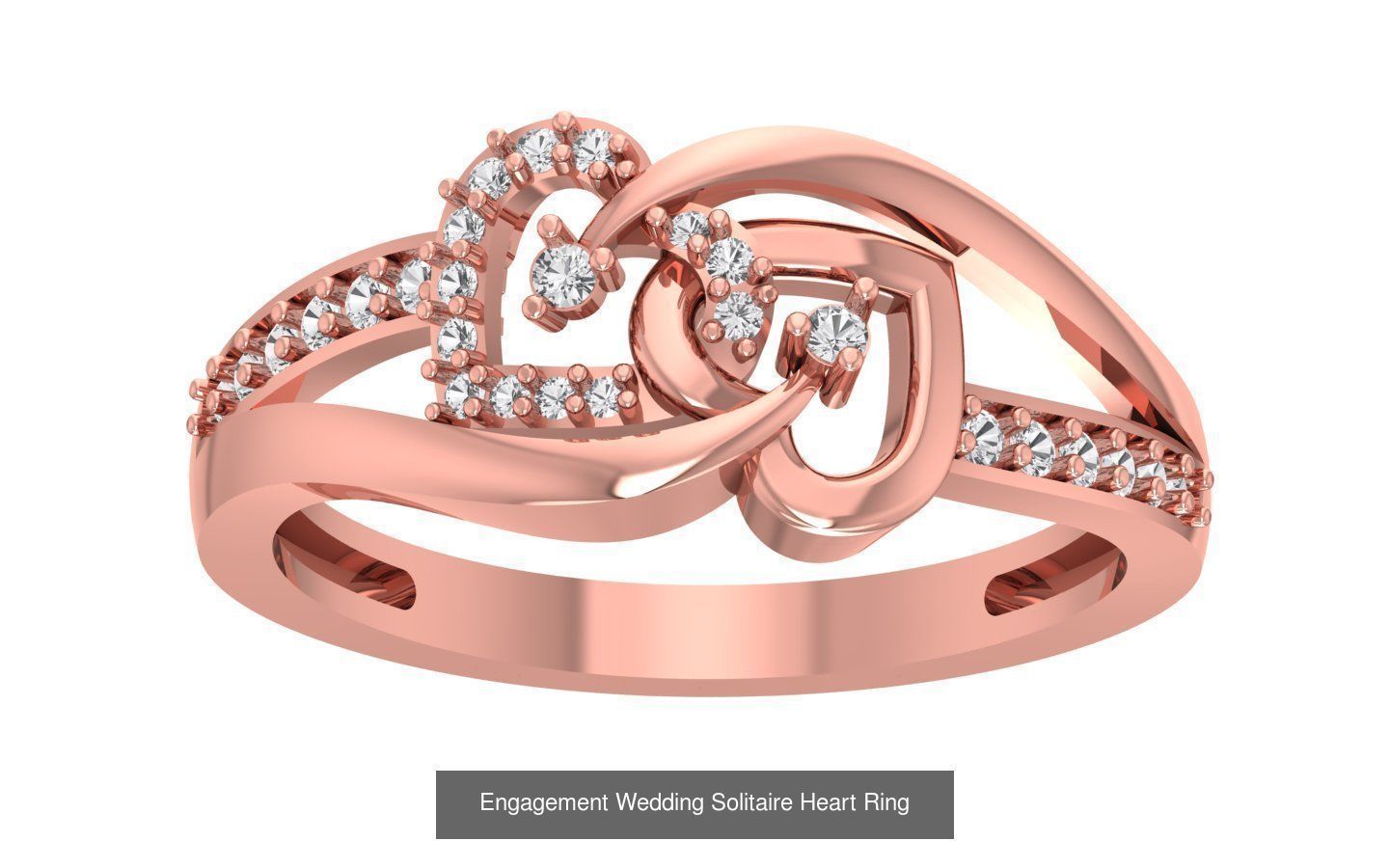 27 Engagement Wedding Solitaire Heart Rings Collection _7