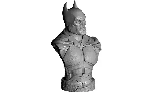 Batman bust for 3d print STL 3D print model