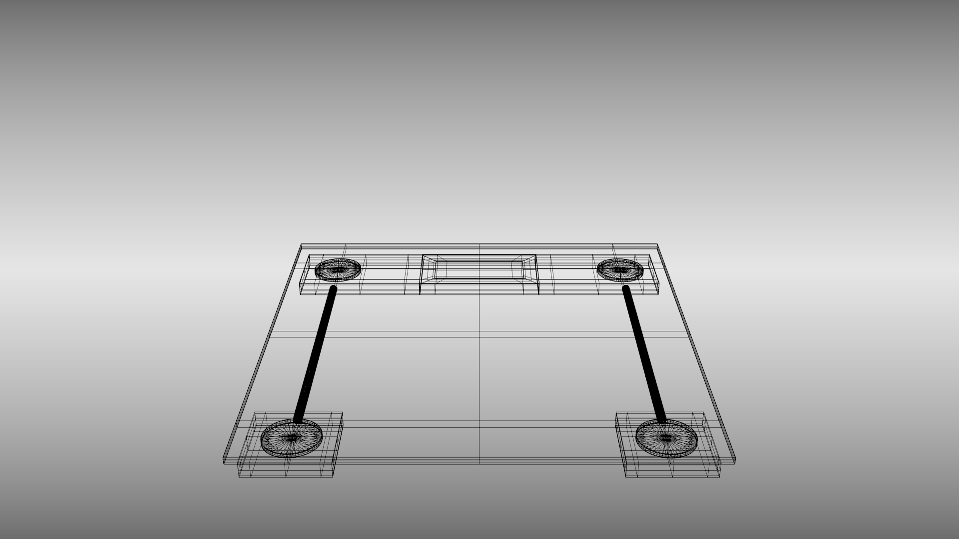 Bathroom scale 3D model_3