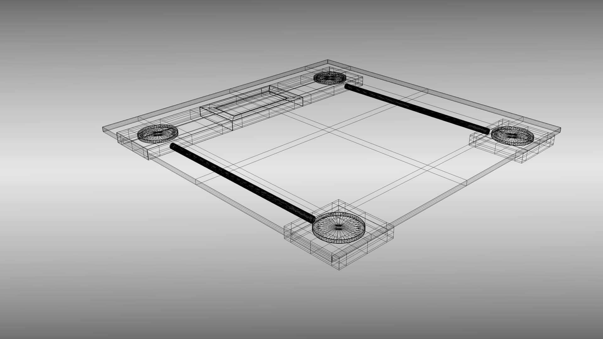Bathroom scale 3D model_4