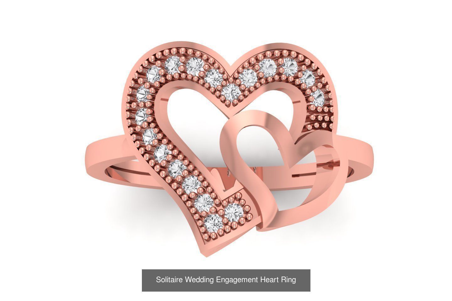 63 Engagement Wedding Solitaire Heart Rings Collection  _11