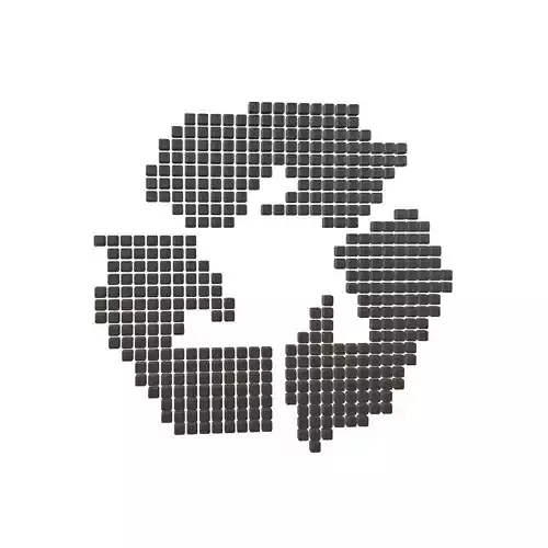 Recycle Symbols Cube Style v1 006 Low-poly 3D model Recycle Symbols Cube Style v1 006 Low-poly 3D model