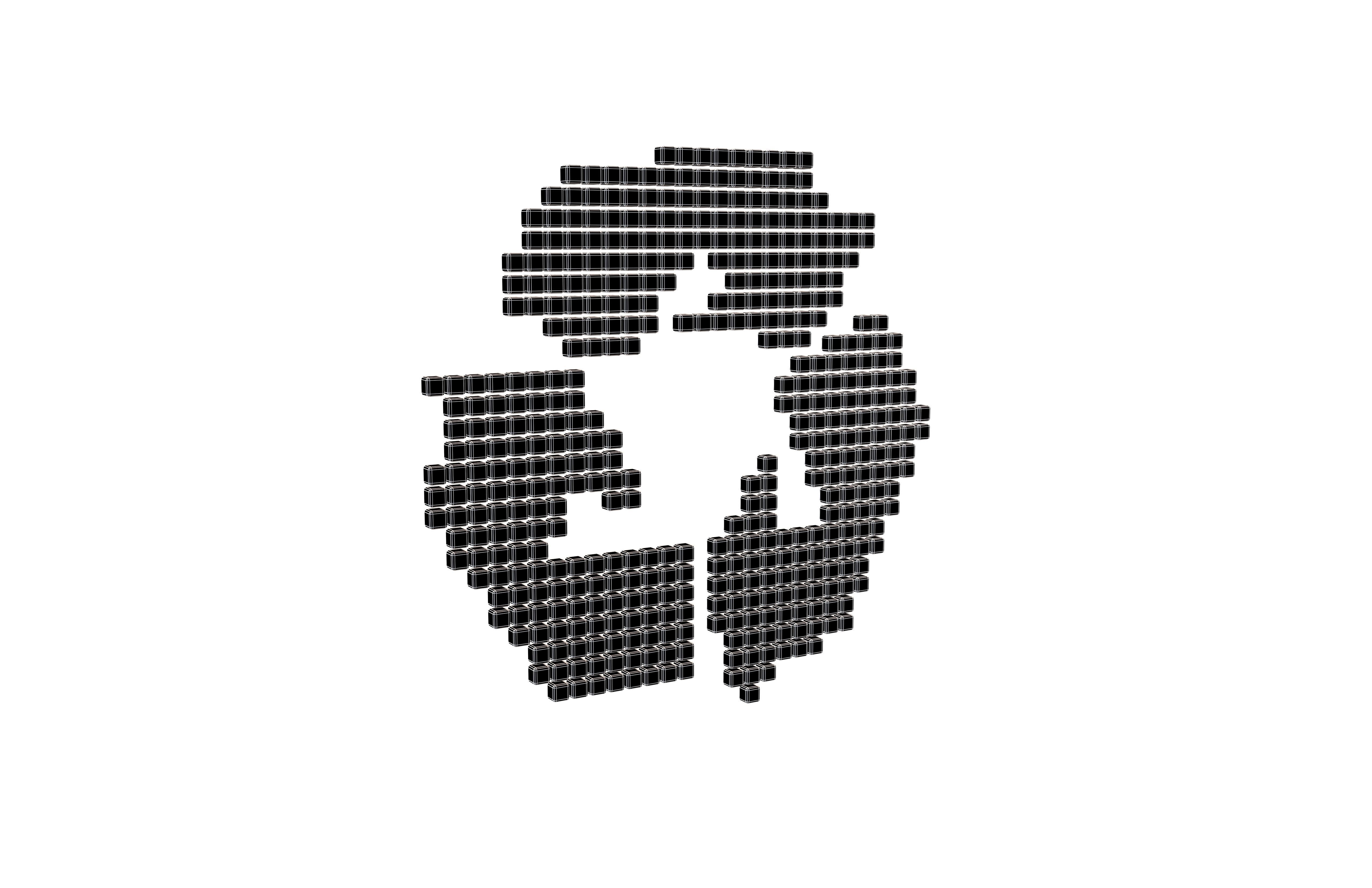 Recycle Symbols Cube Style v1 009 Low-poly 3D model_5