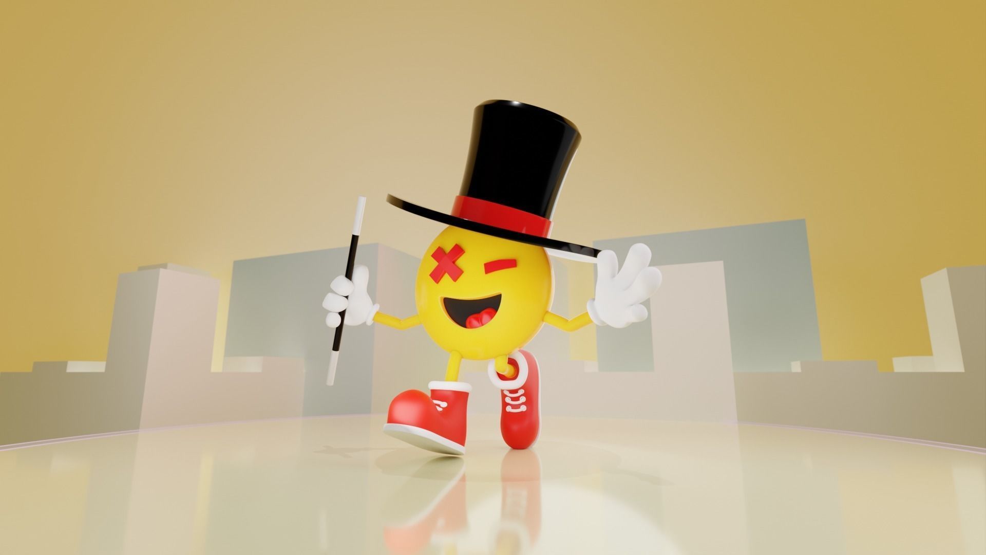 Mascot for 3D Print 3D print model_4