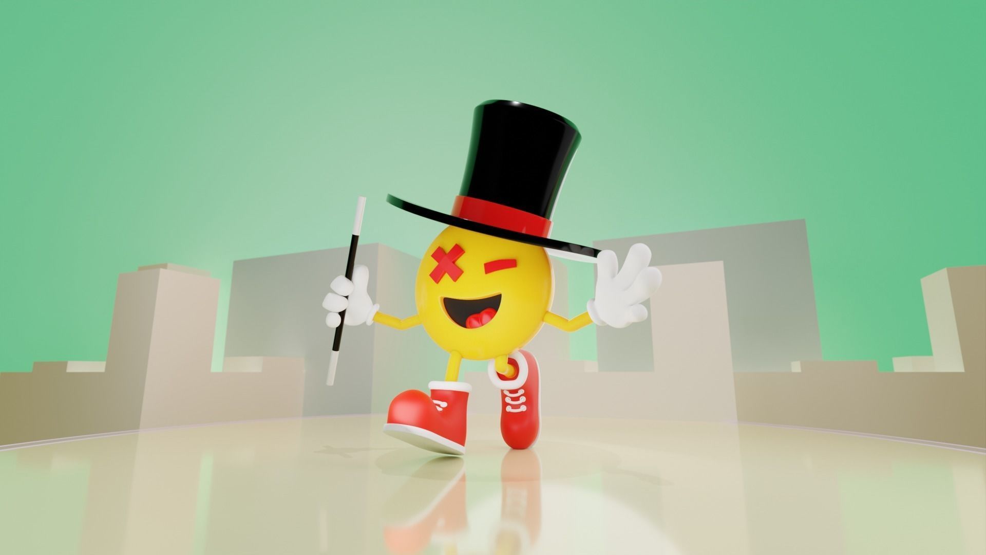 Mascot for 3D Print 3D print model_3