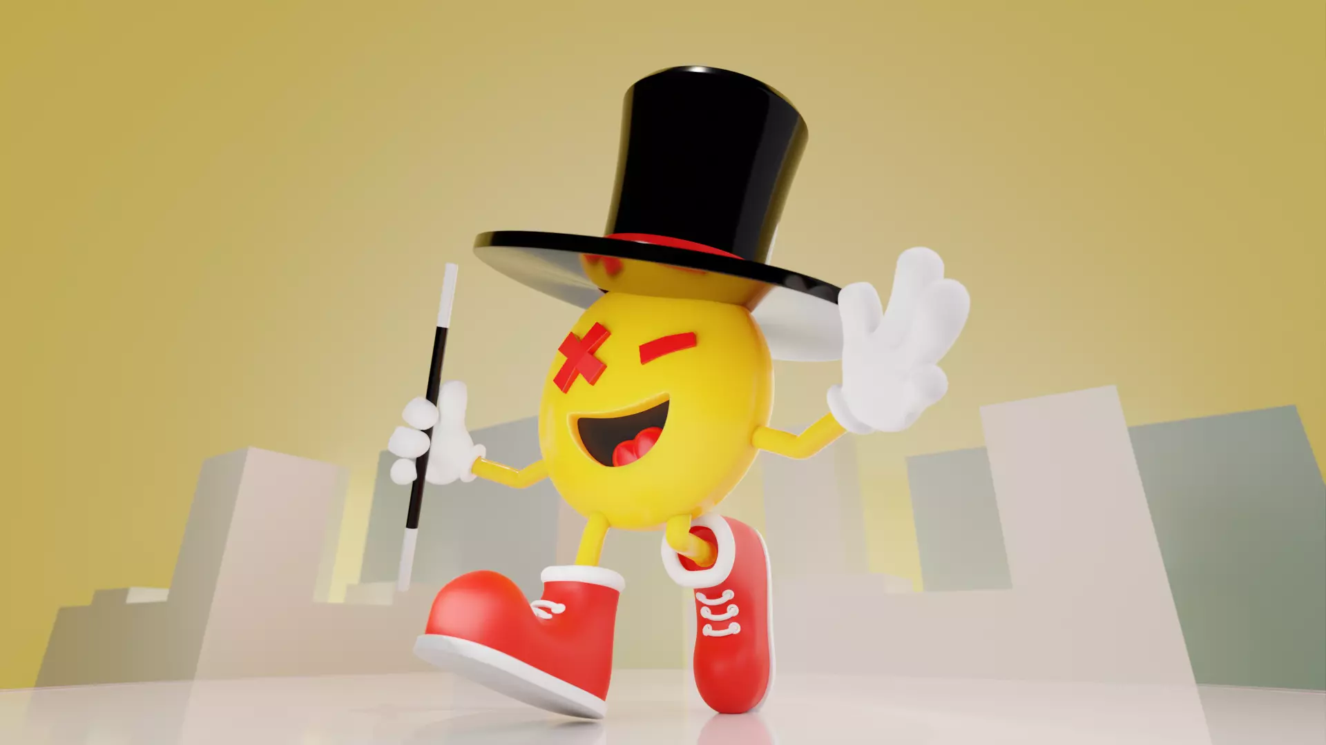 Mascot for 3D Print 3D print model_0