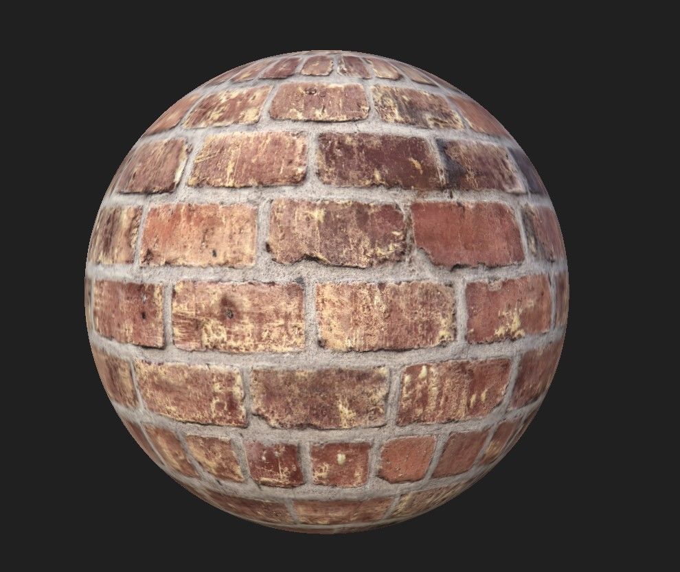 Brick Materials Vol 1 Low-poly 3D model_4