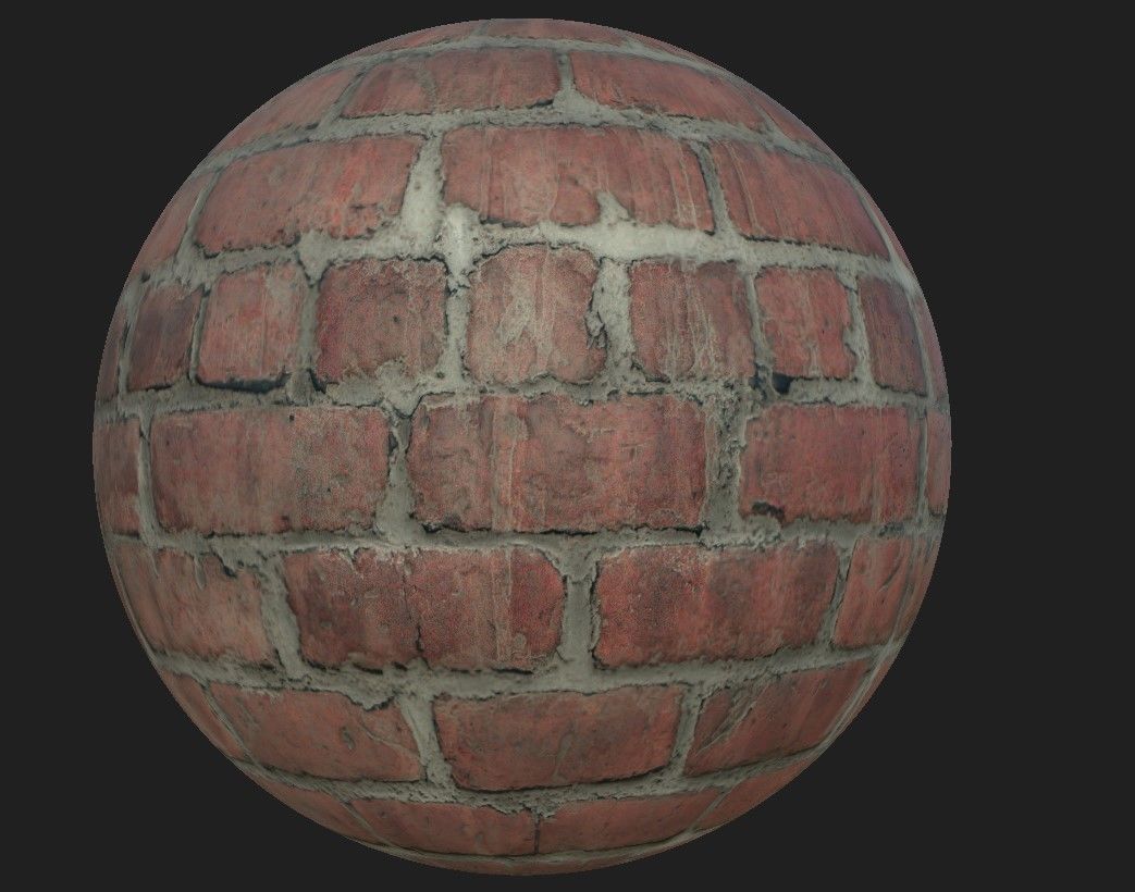 Brick Materials Vol 1 Low-poly 3D model_5