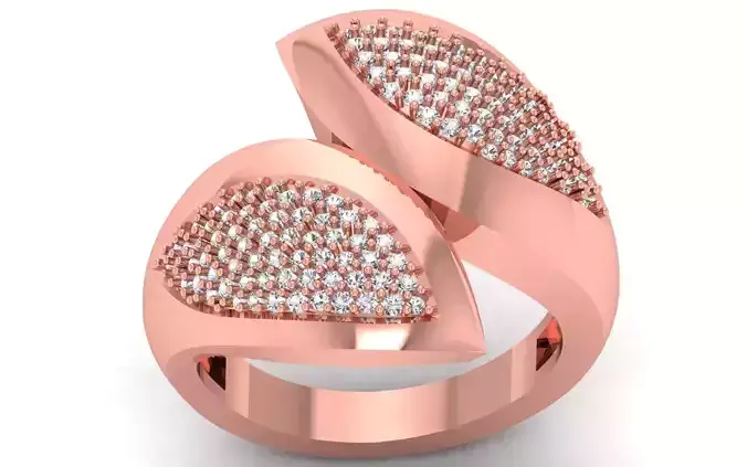  Wedding Solitaire  Ring 3D print model