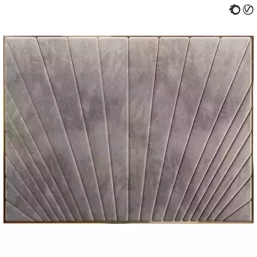 Soft wall panel Graciya 3D model