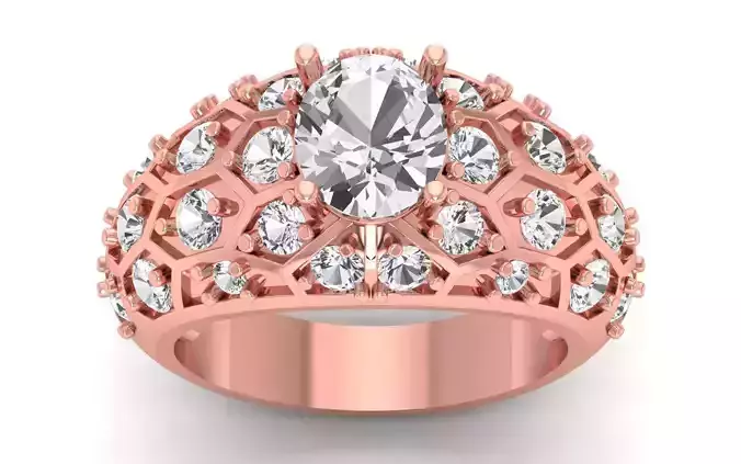 Wedding Solitaire  Ring