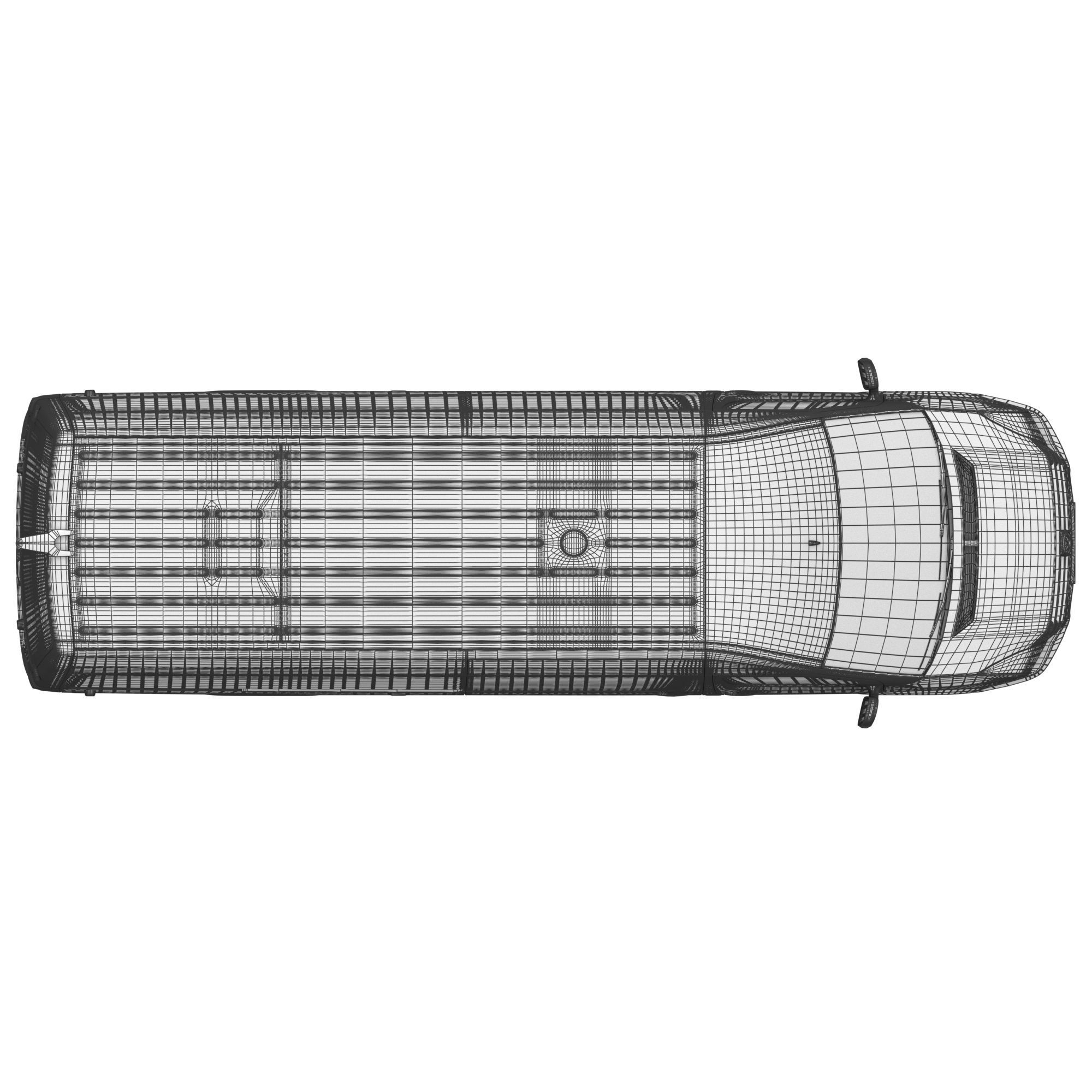 VW Crafter 2011 Panel Van L3H2 3D model_20