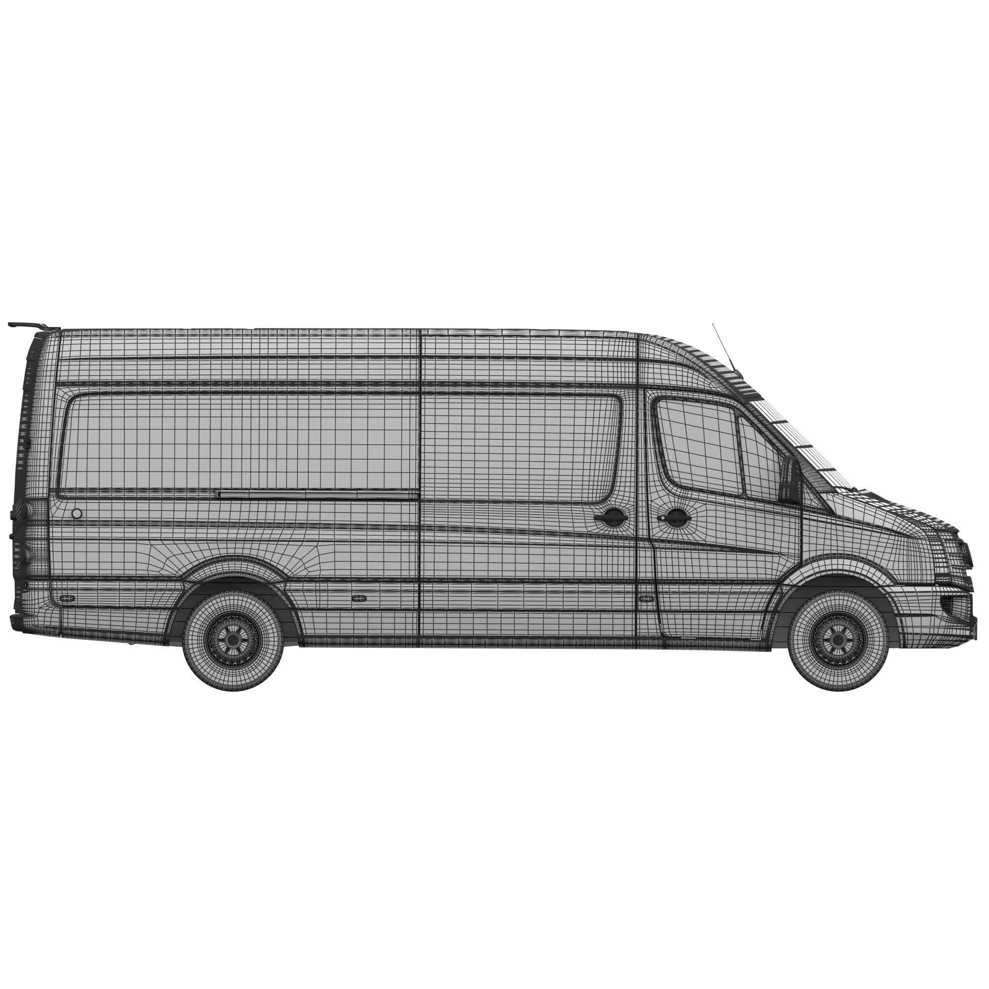 VW Crafter 2011 Panel Van L3H2 3D model_18