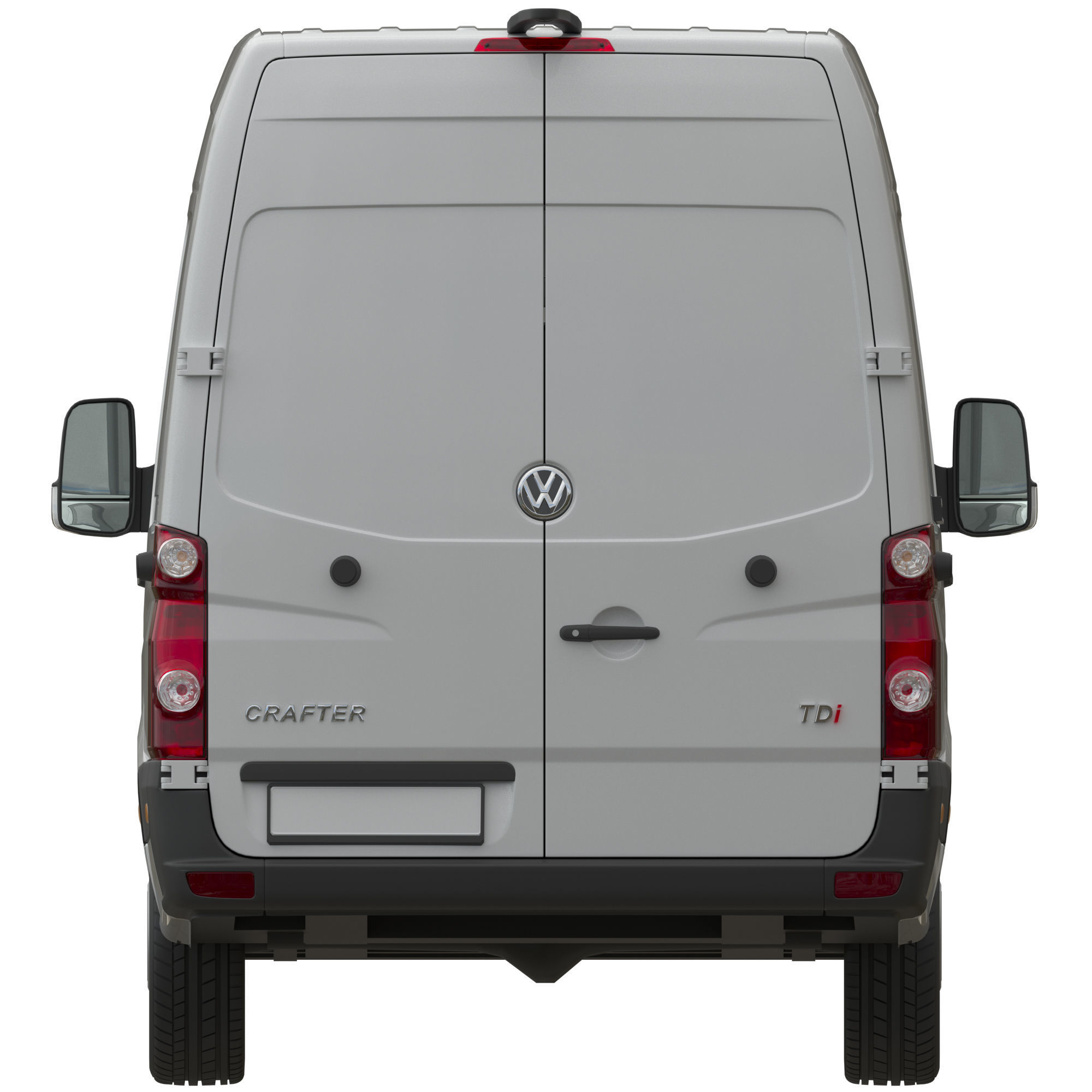 VW Crafter 2011 Panel Van L3H2 3D model_8