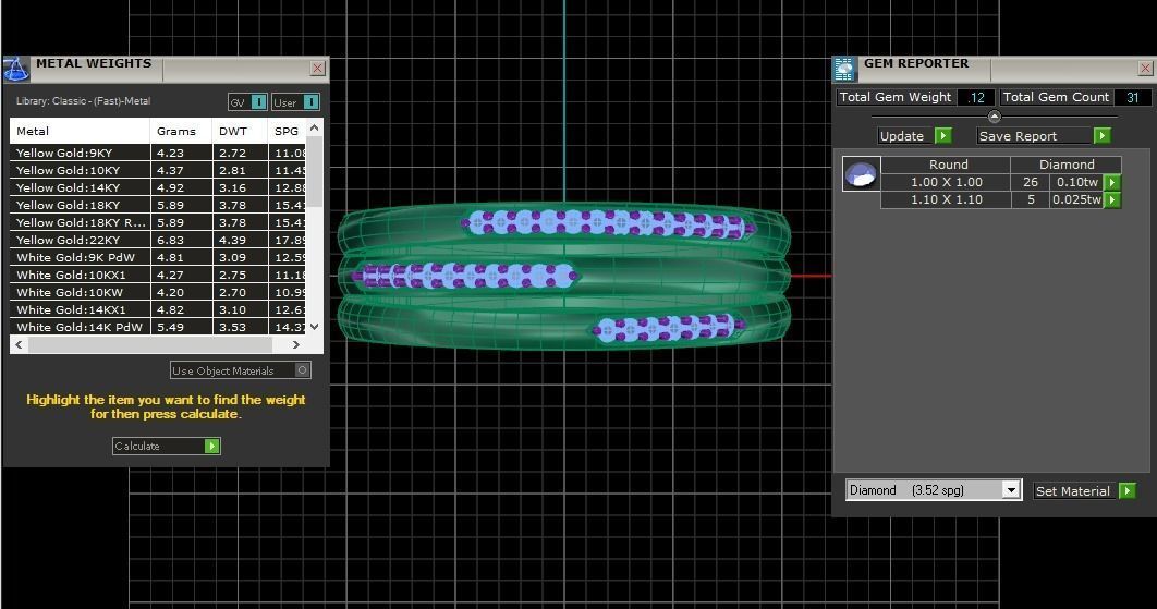  Wedding Solitaire Women Band Ring 3D print model_3