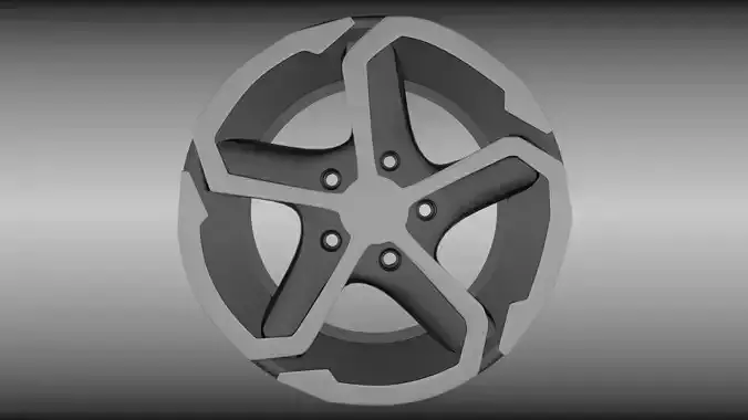 R1 rim 3D model