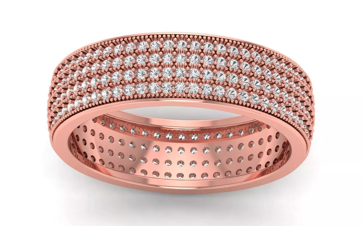  Wedding Solitaire Women Band Ring 3D print model_0