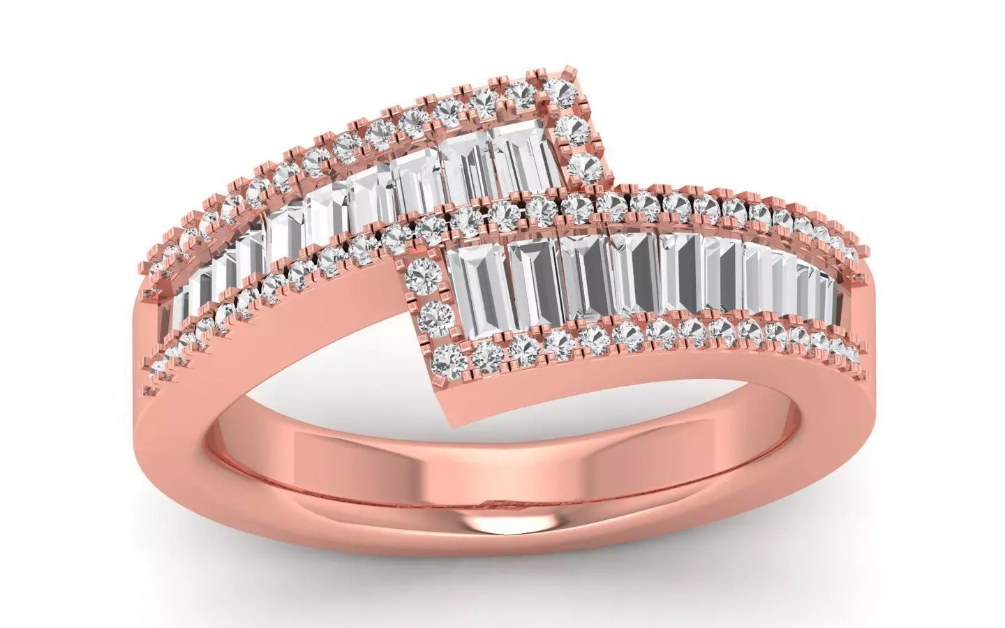  Wedding Solitaire  Ring 3D print model_0