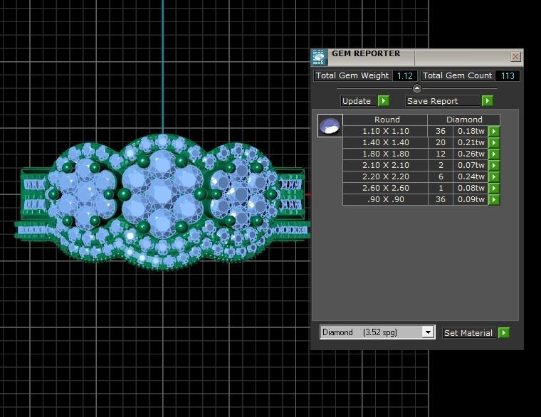  Wedding Solitaire  Ring 3D print model_3