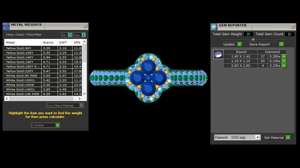  Engagement Solitaire  Ring 3D print model_3