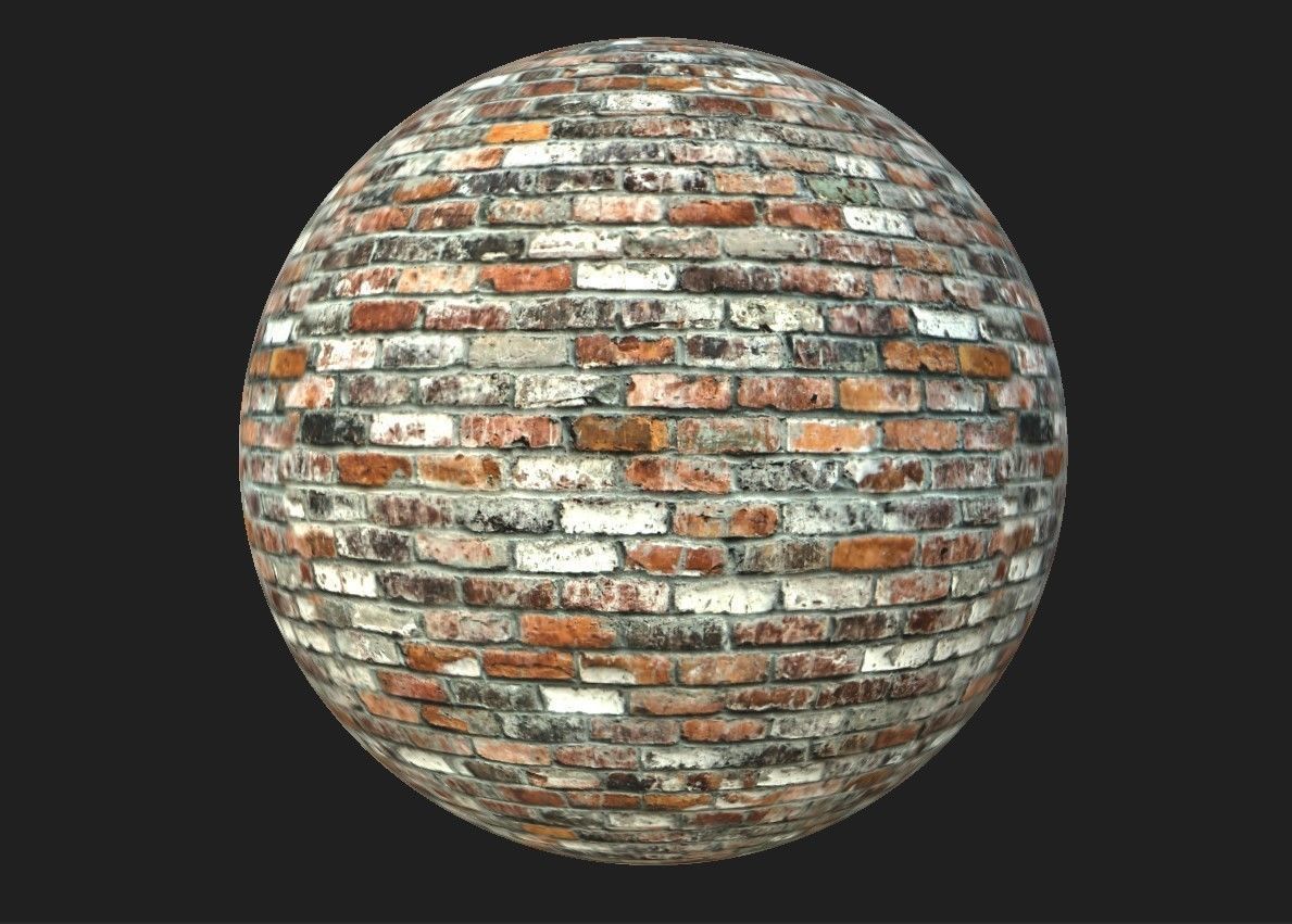 Brick Materials Vol 3   Low-poly 3D model_2