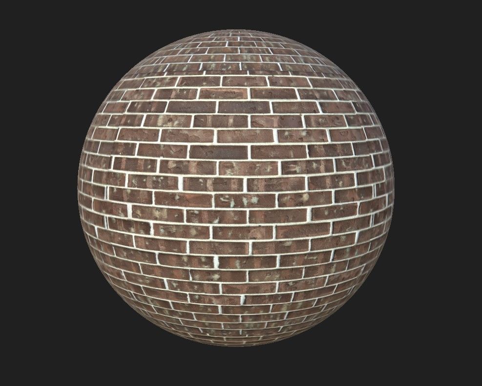 Brick Materials Vol 3   Low-poly 3D model_9