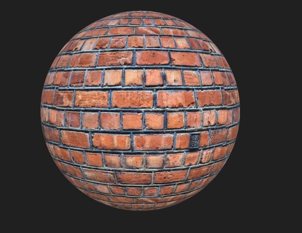 Brick Materials Vol 3   Low-poly 3D model_1