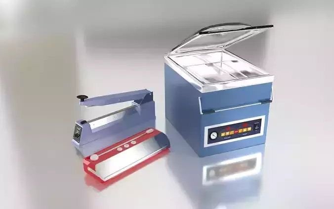 Vacuum packing and welder machines