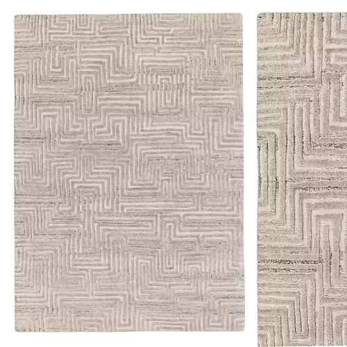 NAVI HAND-KNOTTED SILK and LINEN RUG