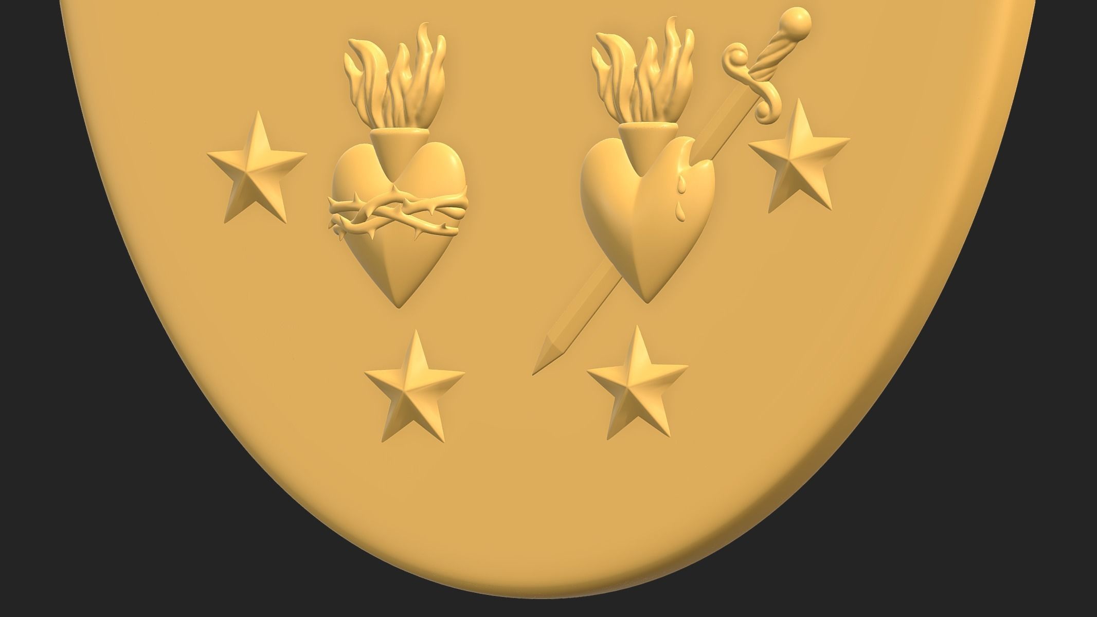 Virgen Milagrosa Miraculous 3D print model_7