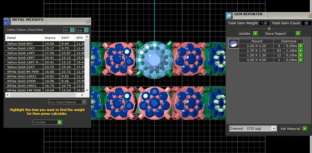  Engagement Wedding Solitaire Couple  Ring 3D print model_3