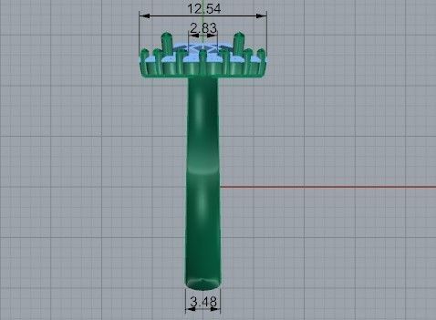 Milgrain Diamond ring 2094 3D print model 3D print model_7