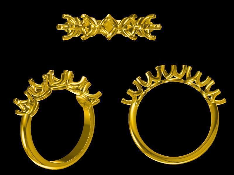 ring design 3D print model_3