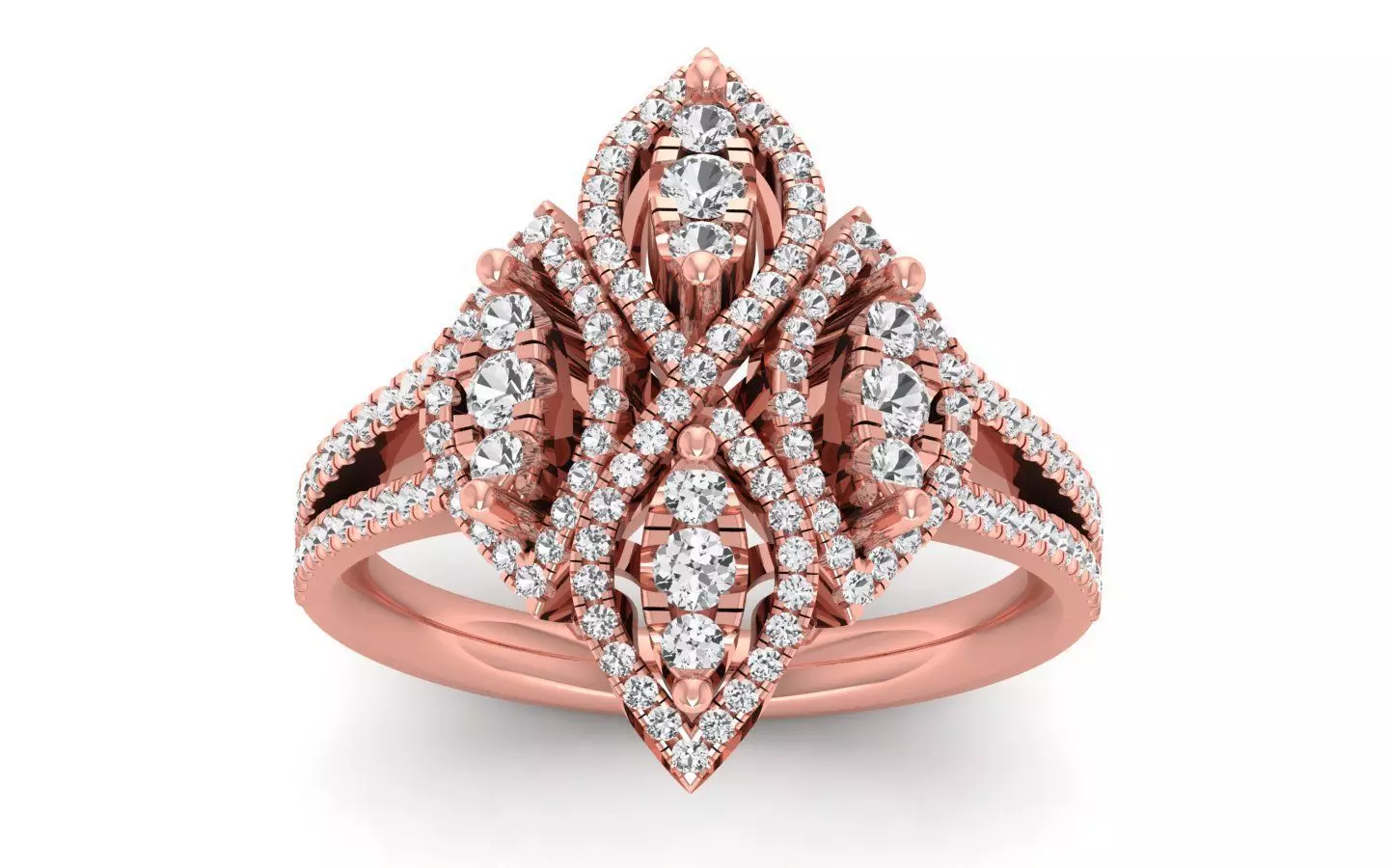  Engagement Wedding Solitaire  Ring 3D print model_0