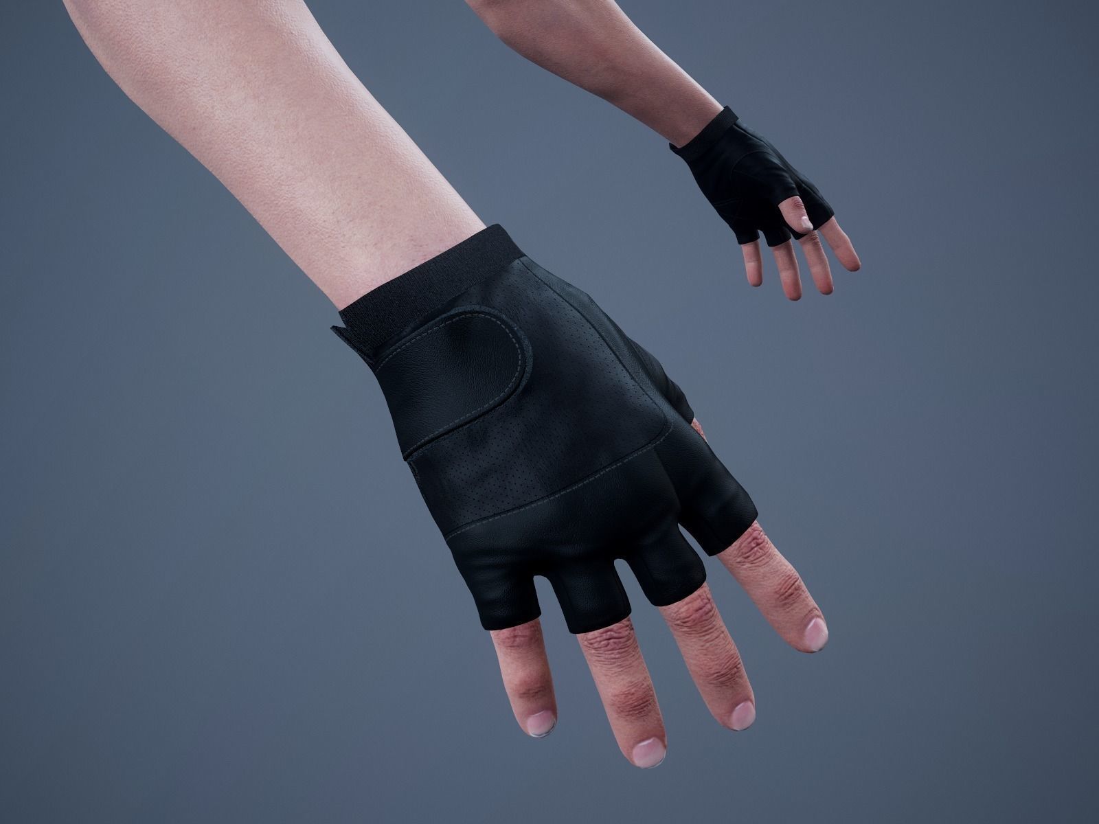 FPS First Person Arms - 01 Low-poly 3D model_22