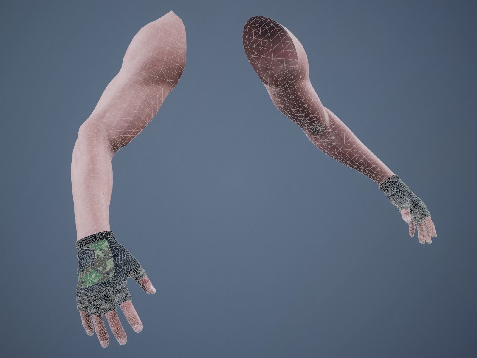 FPS First Person Arms - 01 Low-poly 3D model_14