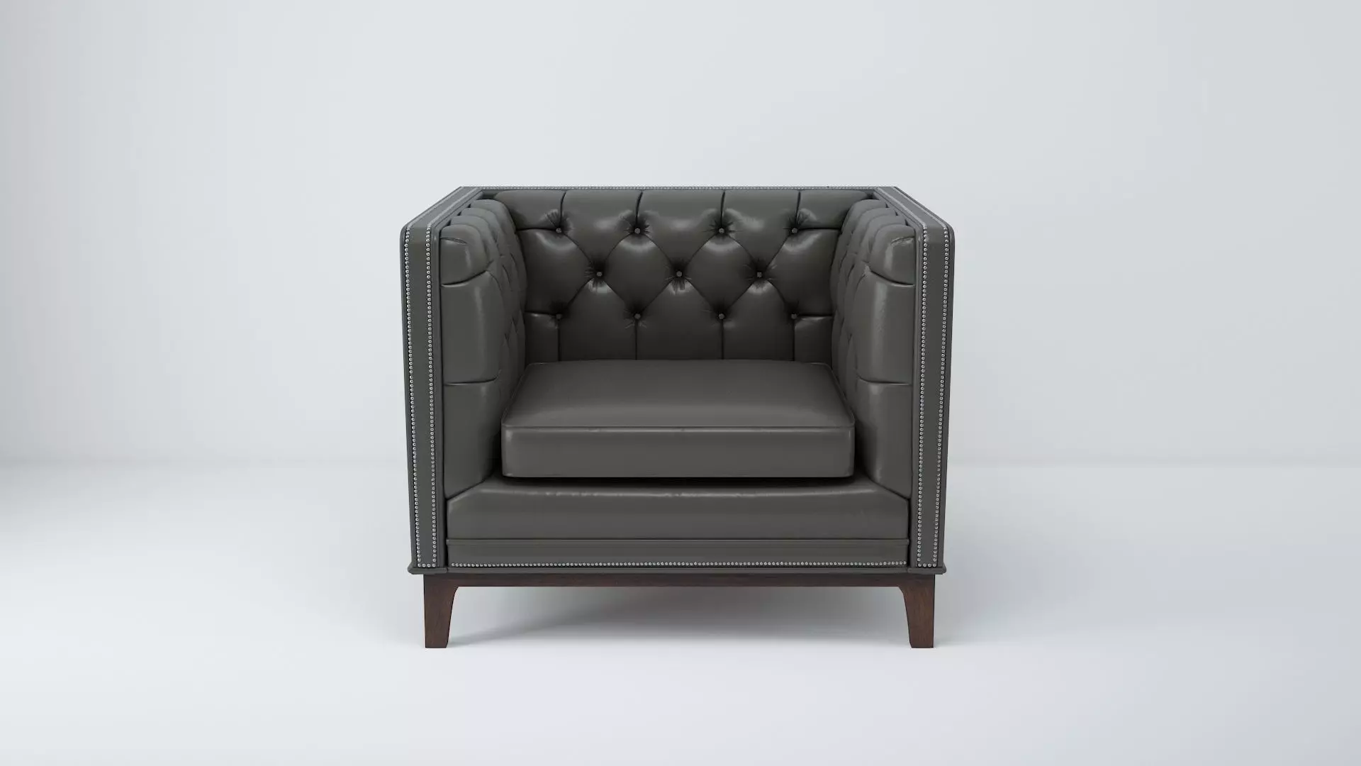Ethan Allen Anderson Leather Chair 3D model