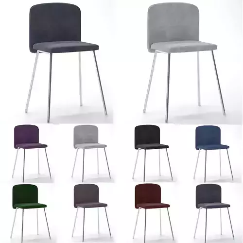 Modern velvet chair