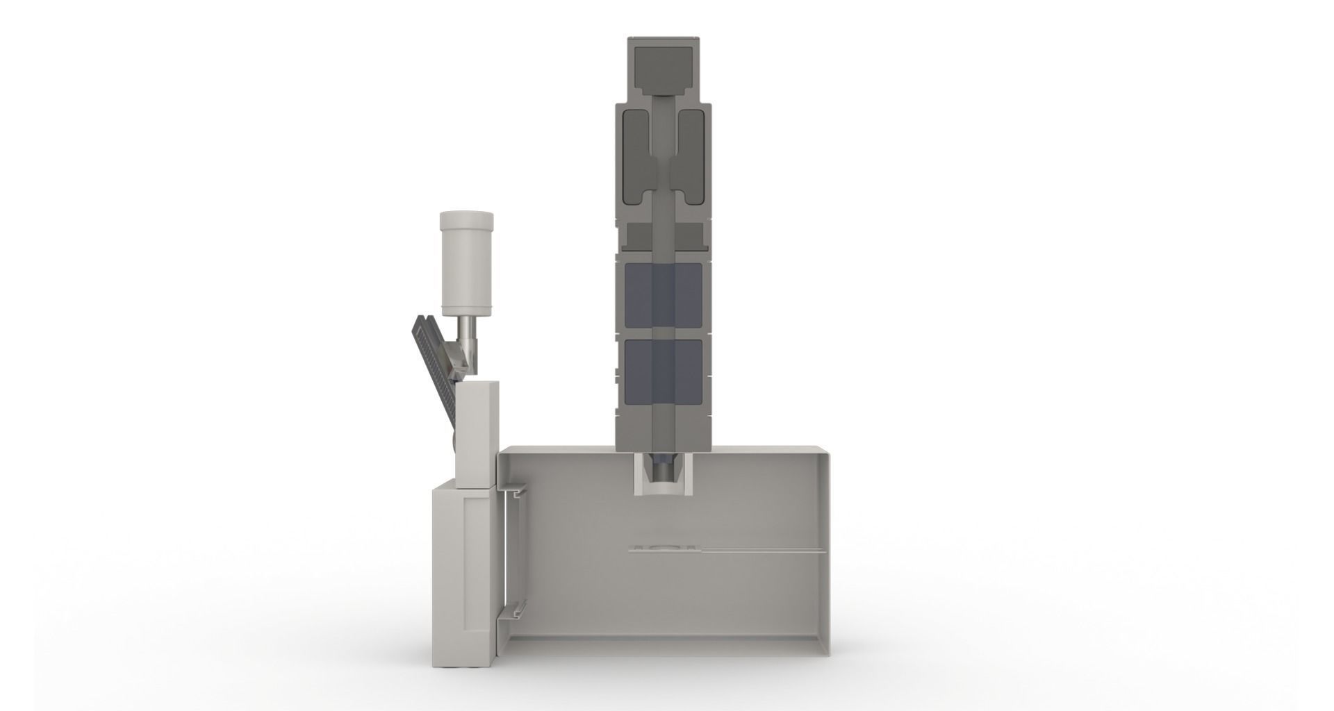 Laboratory Microscope - sem Low-poly 3D model_3