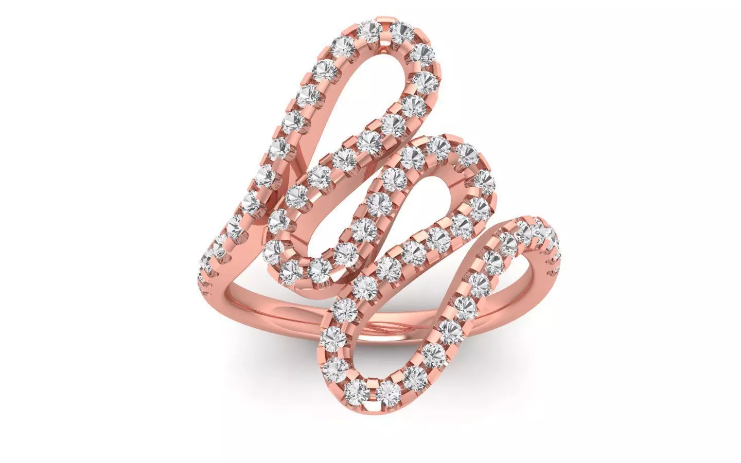  Engagement Wedding Solitaire  Ring 3D print model_0